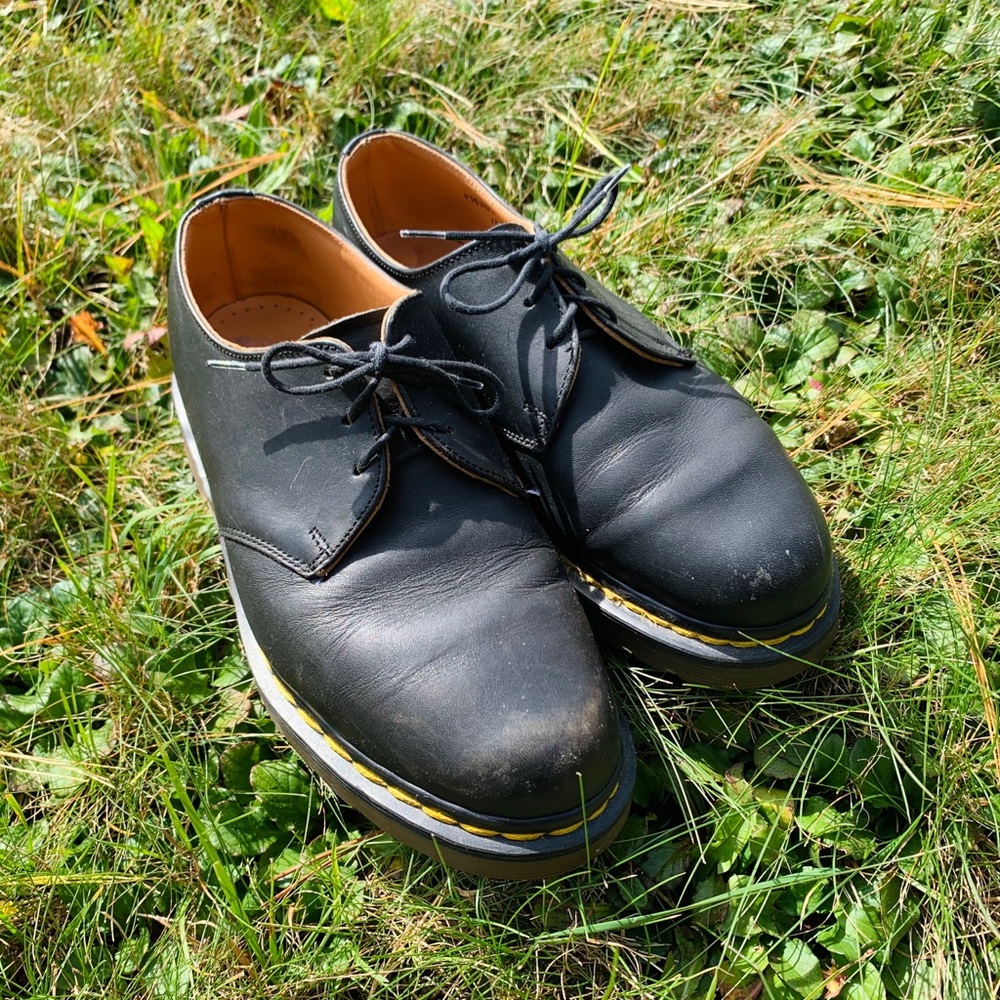 vintage made in england black doc martens